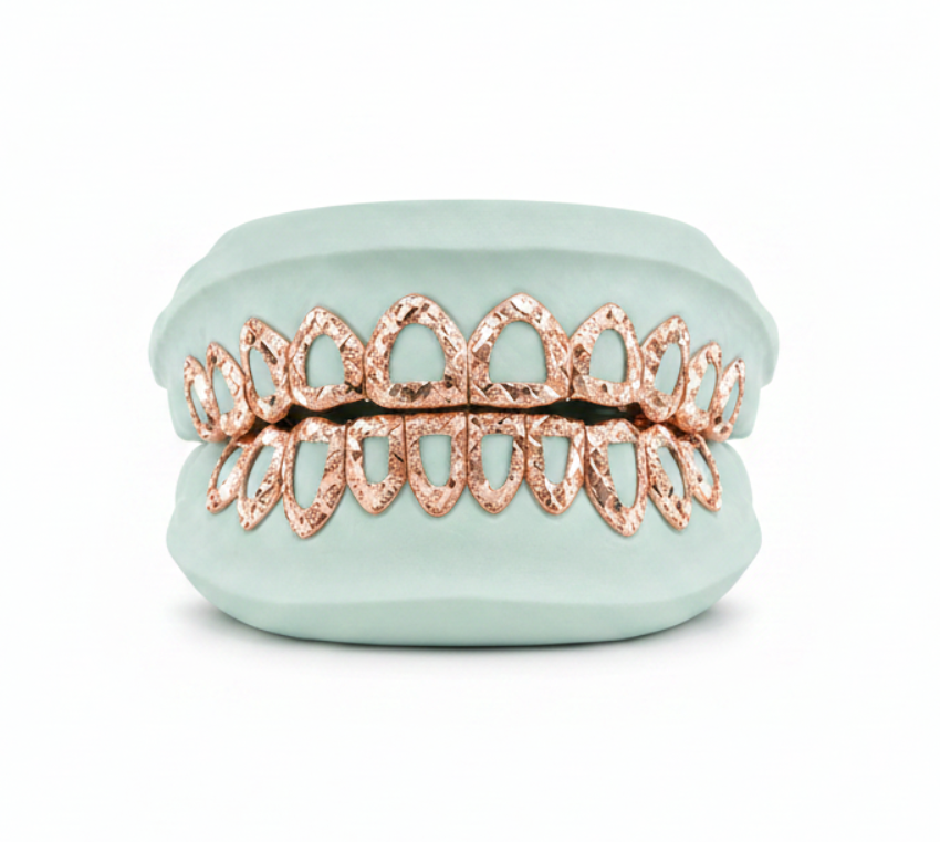 Open Face Gold Grillz -  DQ1018