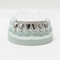 Diamond Rail Gold Grillz 6pc - DQ1020