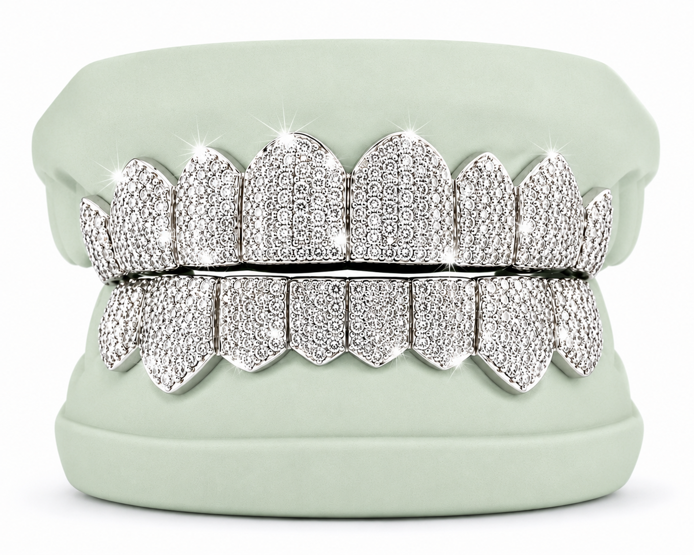 VVs Lab Grown Diamonds Iced Out Grillz - DQ1004