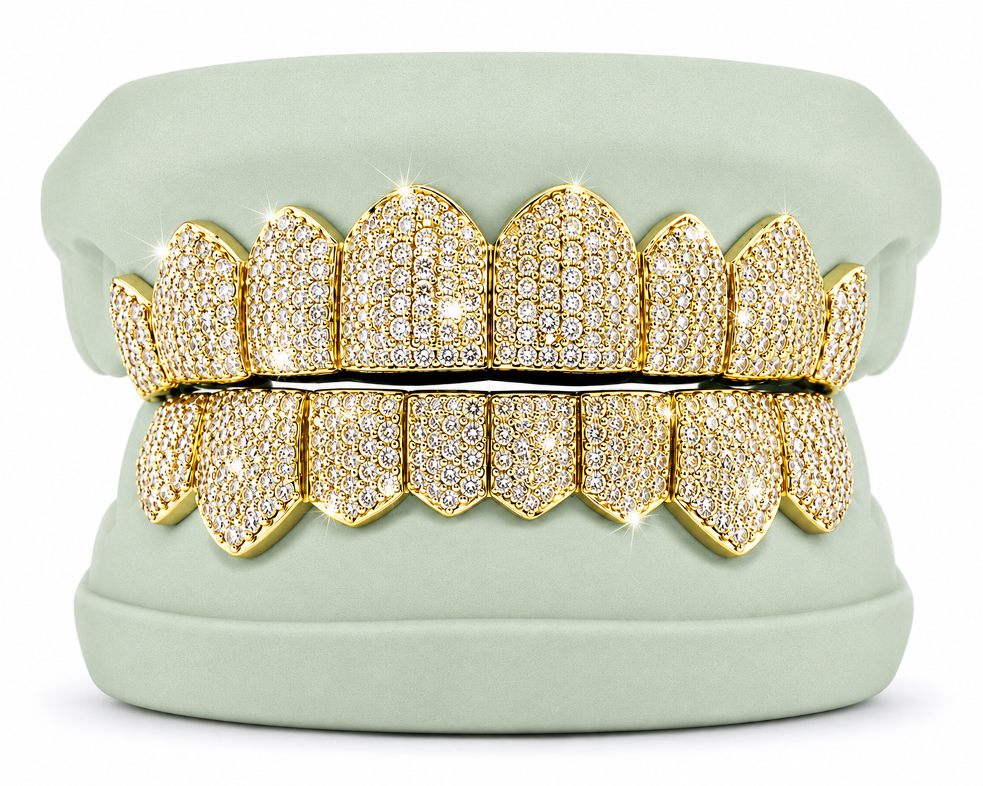 VVs Lab Grown Diamonds Iced Out Grillz - DQ1004