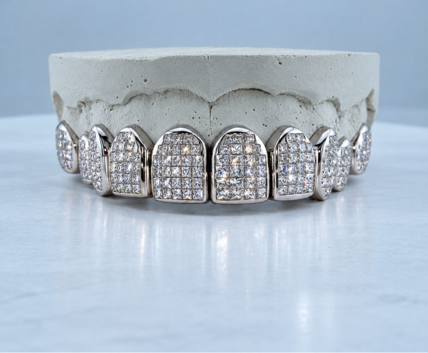 Princess Cut Invisible Set, VVs Quality - DQ1003