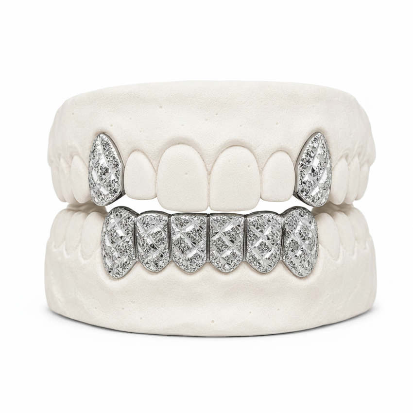Diamond Dust - Diamond Cut Gold Grillz - DQ1012