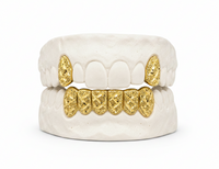Diamond Dust - Diamond Cut Gold Grillz - DQ1012