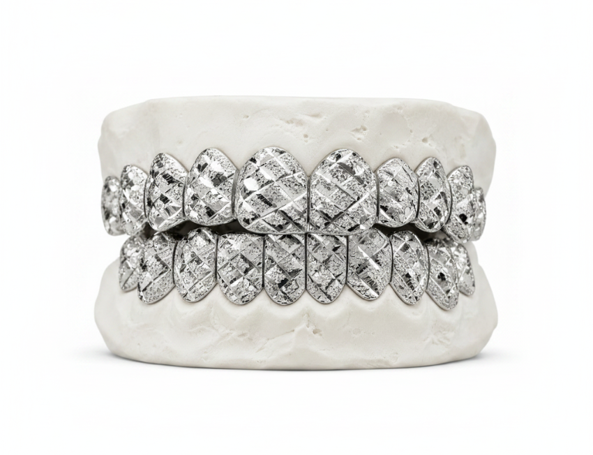 Diamond Dust - Diamond Cut Gold Grillz - DQ1012