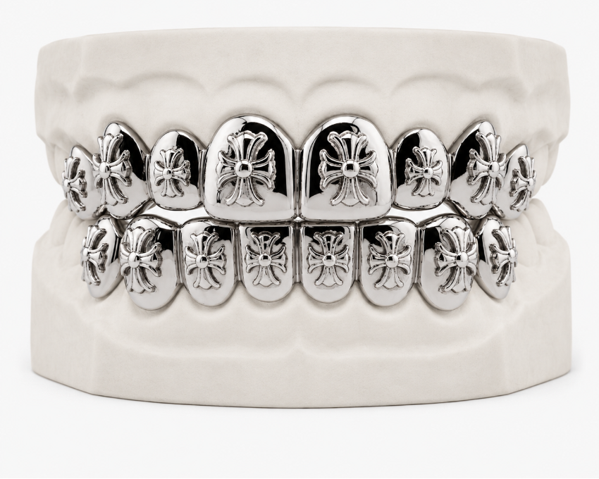 Chrome Hearts Silver Grillz DQ1998