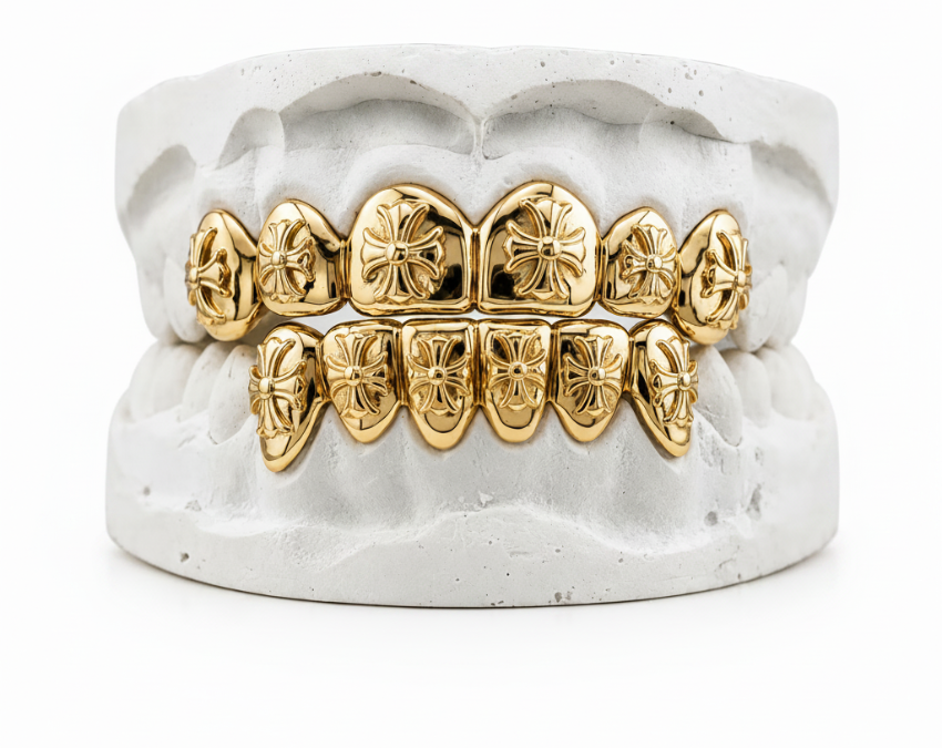 Chrome Hearts Gold Grillz - DQ1998G