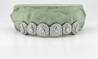 VVS Moissanite Honeymoon Set Pear Shaped Grillz