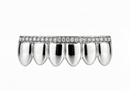 Top Bar Diamond Set Grillz - DQ1042