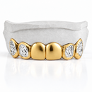 2 solid gold | 4 diamond cut DQ1055
