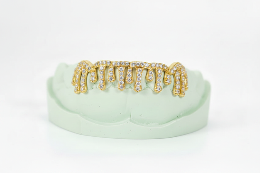 VVs Moissanite Drip Grillz 6pc DQ1053