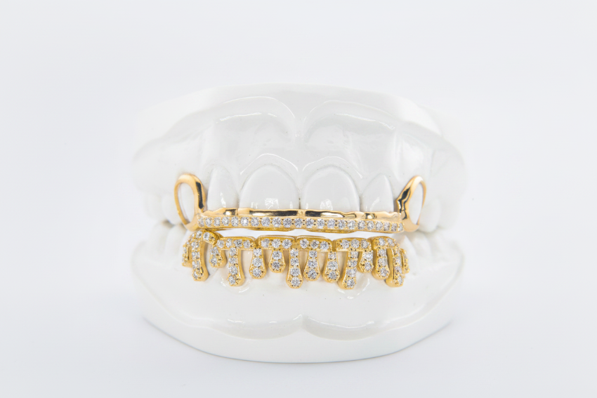 VVs Moissanite Drip Grillz 6pc DQ1053