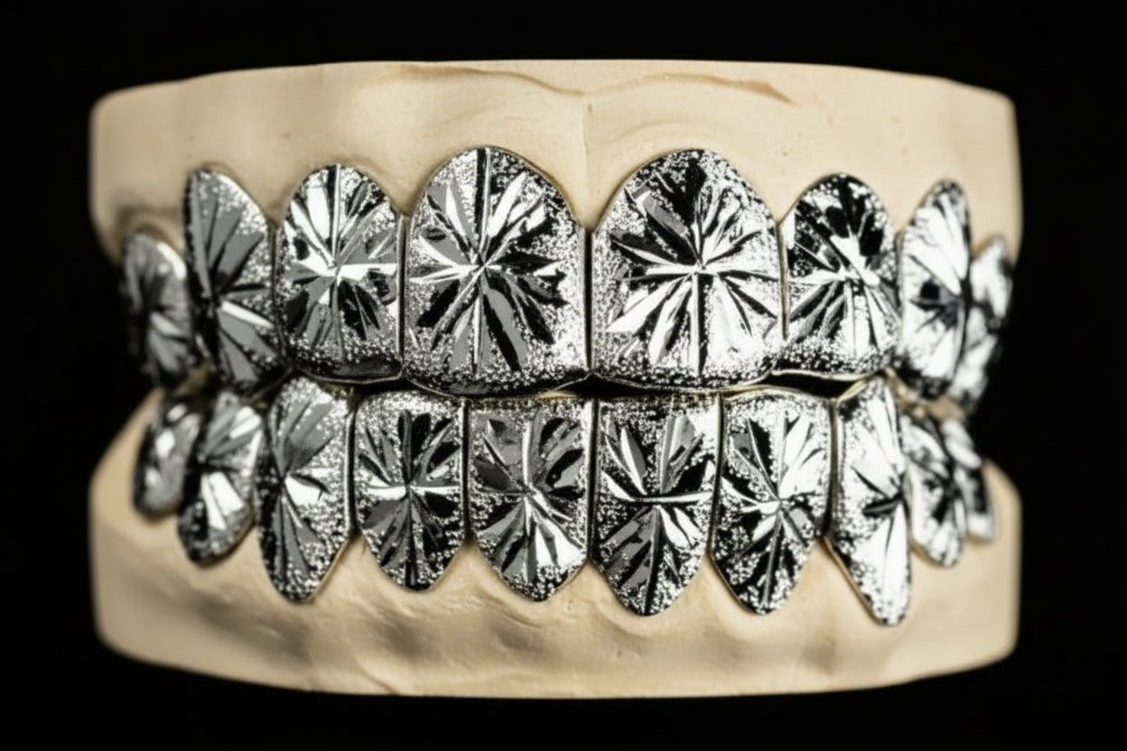 Diamond Dust Starbust Cut - Gold Teeth America