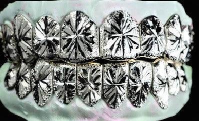 Diamond Dust Starbust Cut Grillz - DQ1016
