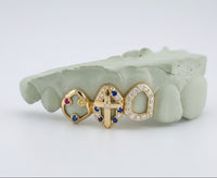 Divine Cross Grillz - Moissanite