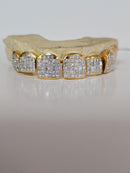 Princess Cut Invisible Set, VVs Quality - Gold Teeth America