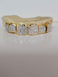 Princess Cut Invisible Set, VVs Quality - Gold Teeth America