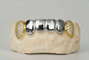 4 Solid | 2 Iced Moissanite | Stirling Silver DQ1046
