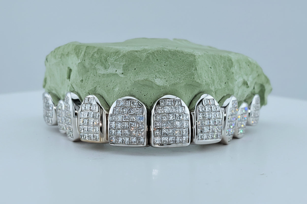 Princess Cut Invisible Set, VVs Quality - DQ1003