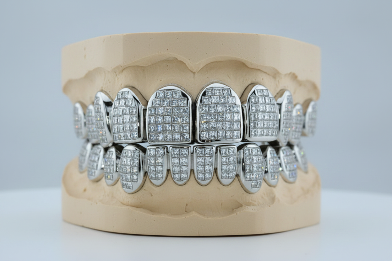 Princess Cut Invisible Set, VVs Quality - DQ1003