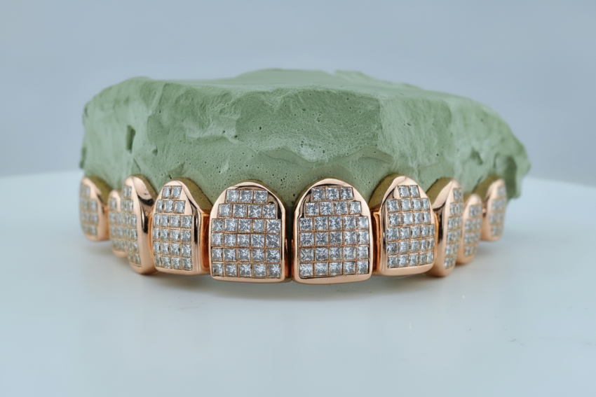 Princess Cut Invisible Set, VVs Quality - DQ1003