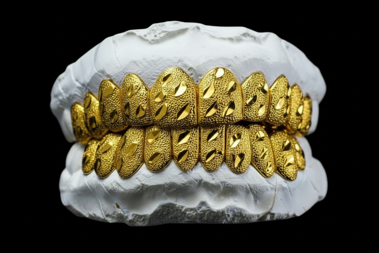 Dental Gold Grillz - NPG or 8K Gold Grillz