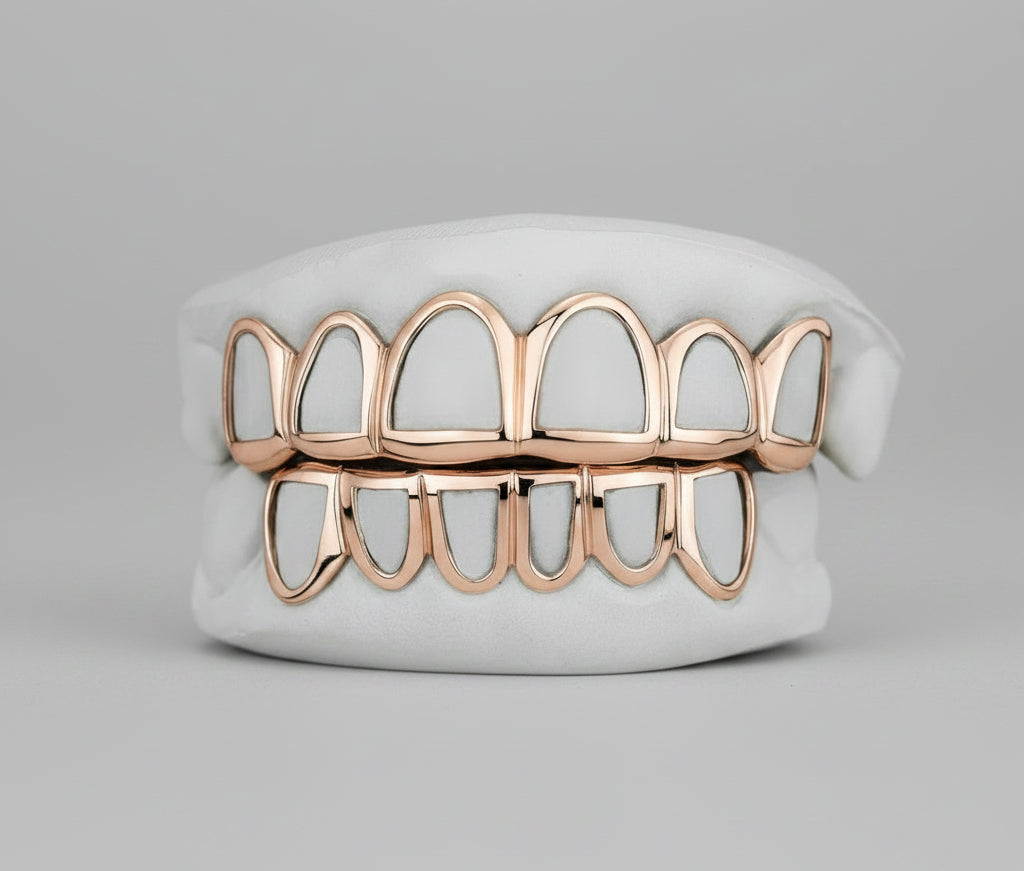 Open Face Gold Grillz -  DQ1018