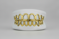 Open Face Gold Grillz -  DQ1018