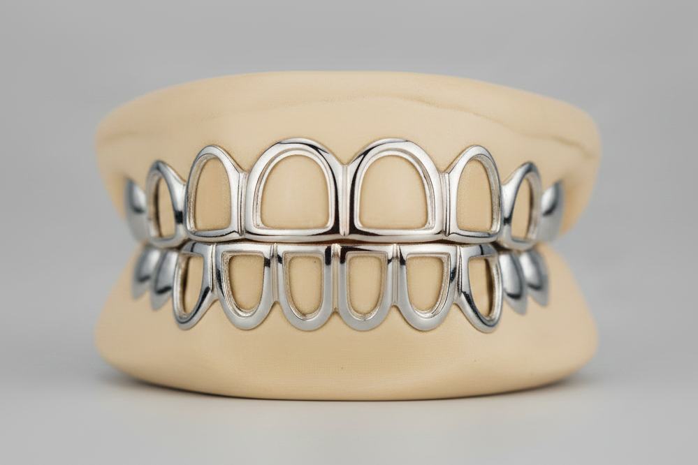 Open Face Gold Grillz -  DQ1018