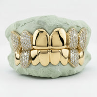 Diamonds and Solids Alternated Grillz - DQ0829
