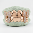 Diamonds and Solids Alternated Grillz - DQ0829