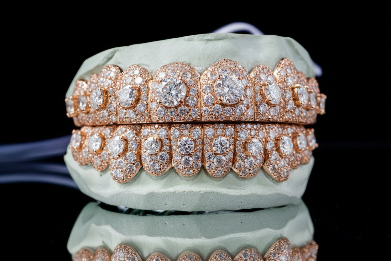 Moissanite Honeymoon Set Grillz DQ1057