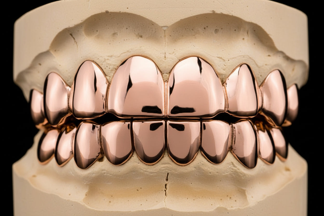 Dental Gold Grillz - NPG or 8K Gold Grillz