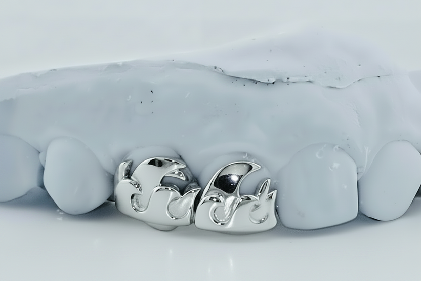Wavy Flame Grillz