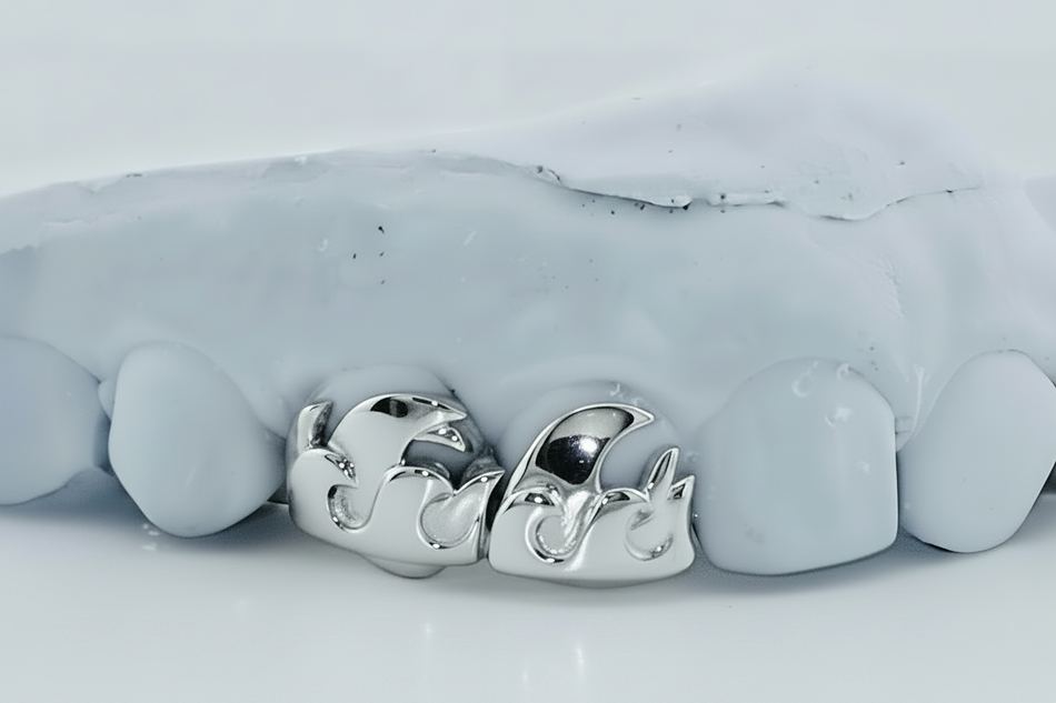 Wavy Flame Grillz