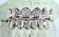 Sterling Silver Diamond Cut Grillz DQ1047