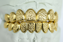 Sterling Silver Diamond Cut Grillz DQ1047