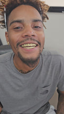 Diamond Dust - Diamond Cut Gold Grillz - DQ1012