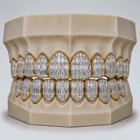 Emerald Cut Moissanite Grillz - DQ8626