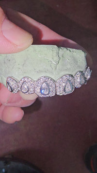VVS Moissanite Honeymoon Set Pear Shaped Grillz