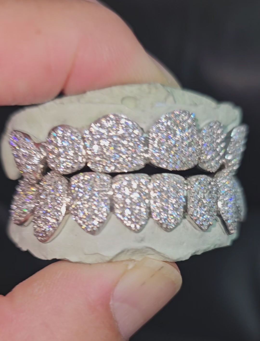 Moissanite VVS Quality Iced Out  Grillz - DQ1002