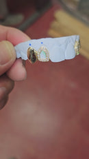 Diamond Frame Gold Grillz DQ1032